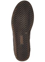 Andrea Conti Schn&uuml;r-Sneaker mit r&uuml;ckw&auml;rtigem Kontrast-Besatz MARINE