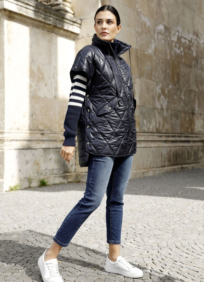 Weste mit Reißverschlussleiste 