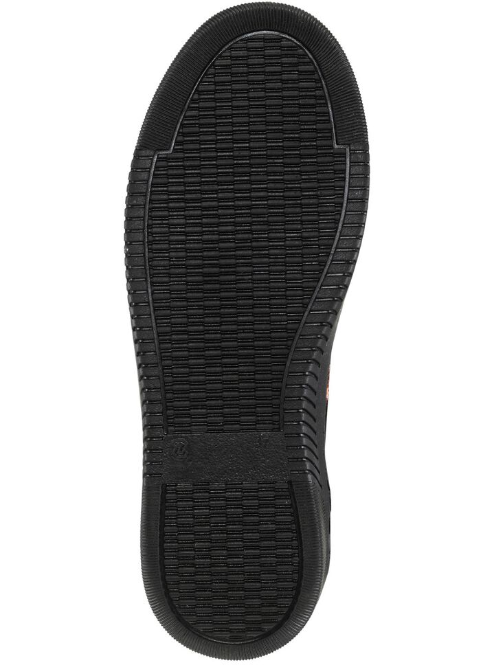 Gemini Schn&uuml;rschuh mit modernem Aufdruck SCHWARZ