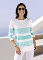 Pullover in Mustermix 