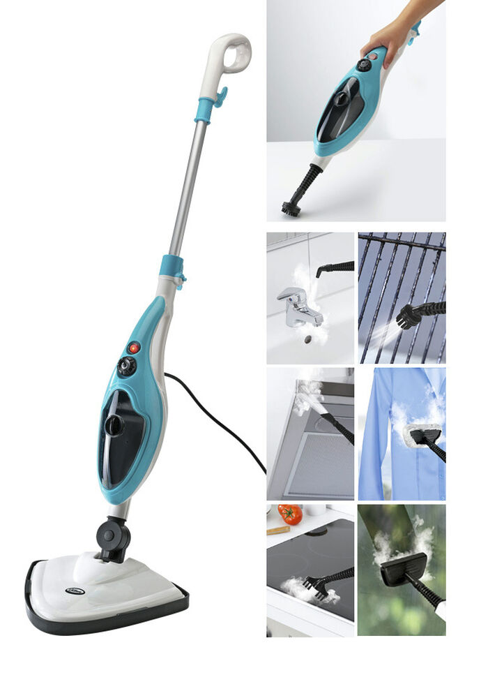 Aqua Laser Dampfreiniger für eine gründliche Reinigung und Desinfektion WEISS-BLAU