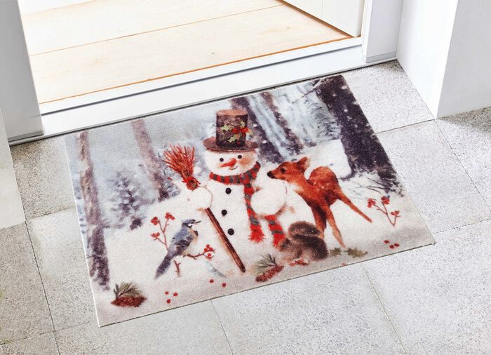 Fu&szlig;matte mit rutschhemmender R&uuml;ckseite 