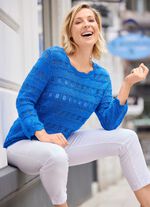 Pullover mit edlen Glitzerakzenten 