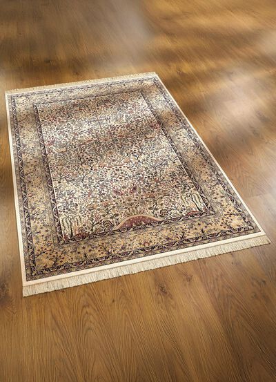 Br&uuml;cken und Teppiche in prachtvollem persischen Dessin 