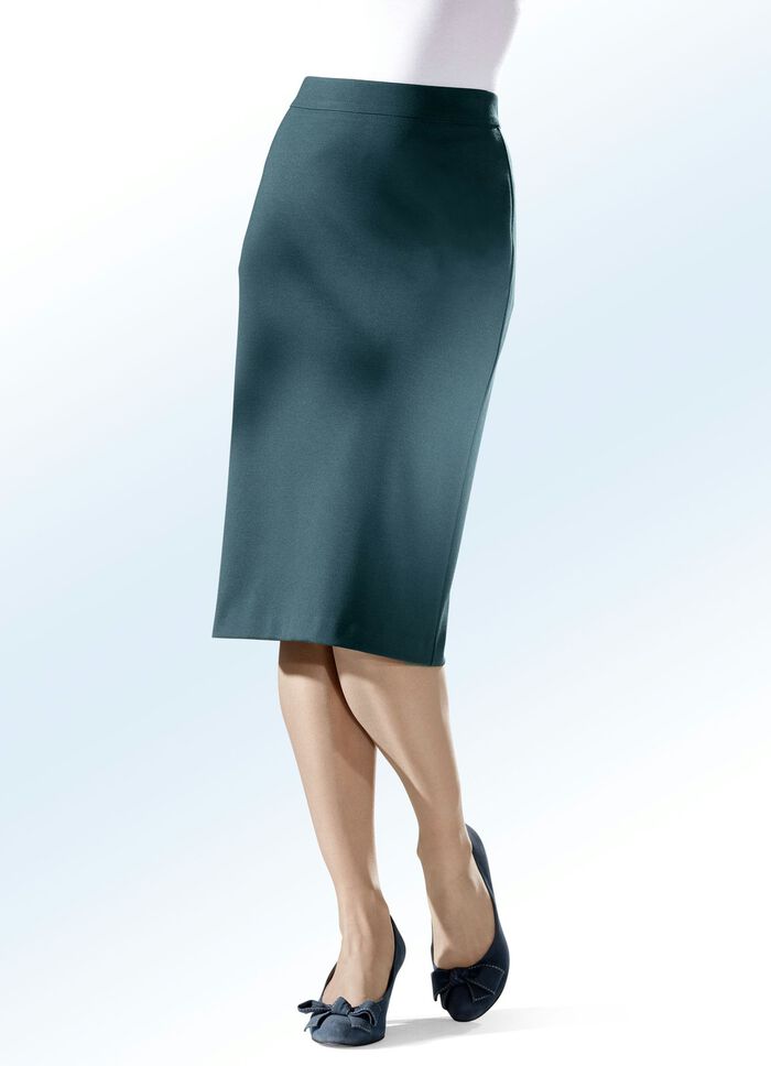 Rock in gerader Schnittführung PETROL