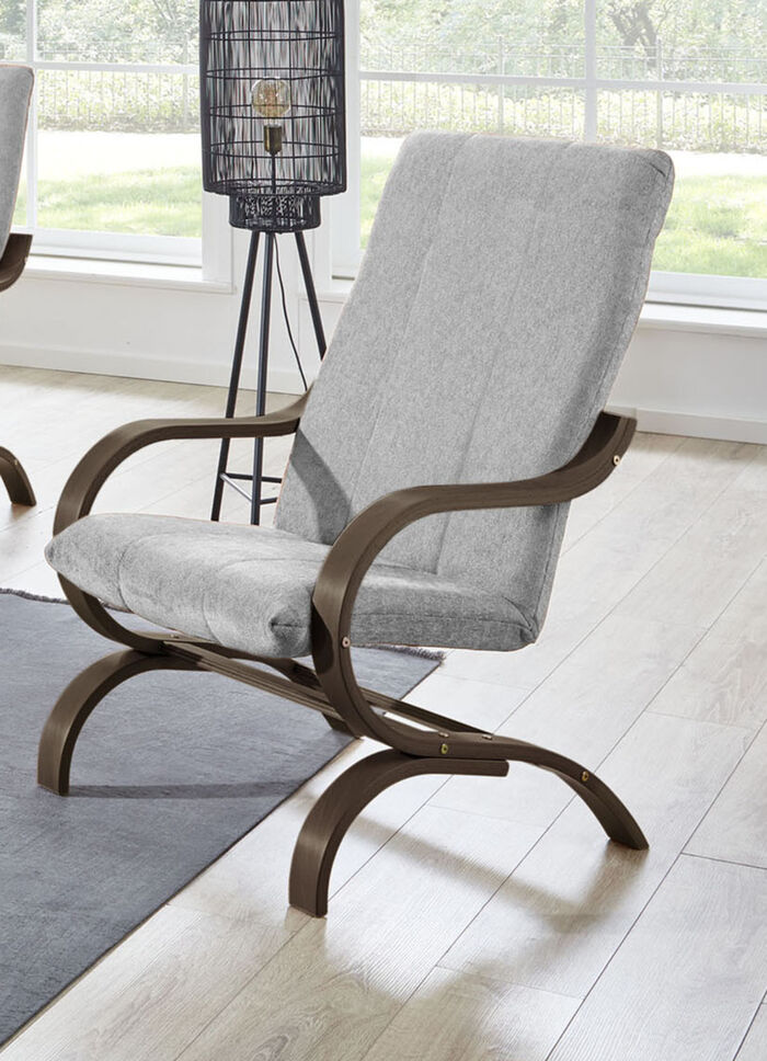 Formstabiler Sessel HELLGRAU