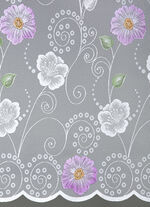 Kleinfenster-Store mit Stangendurchzug FLIEDER