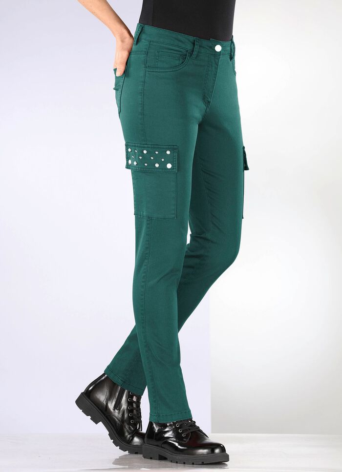 Cargohose in 5-Pocket-Form 