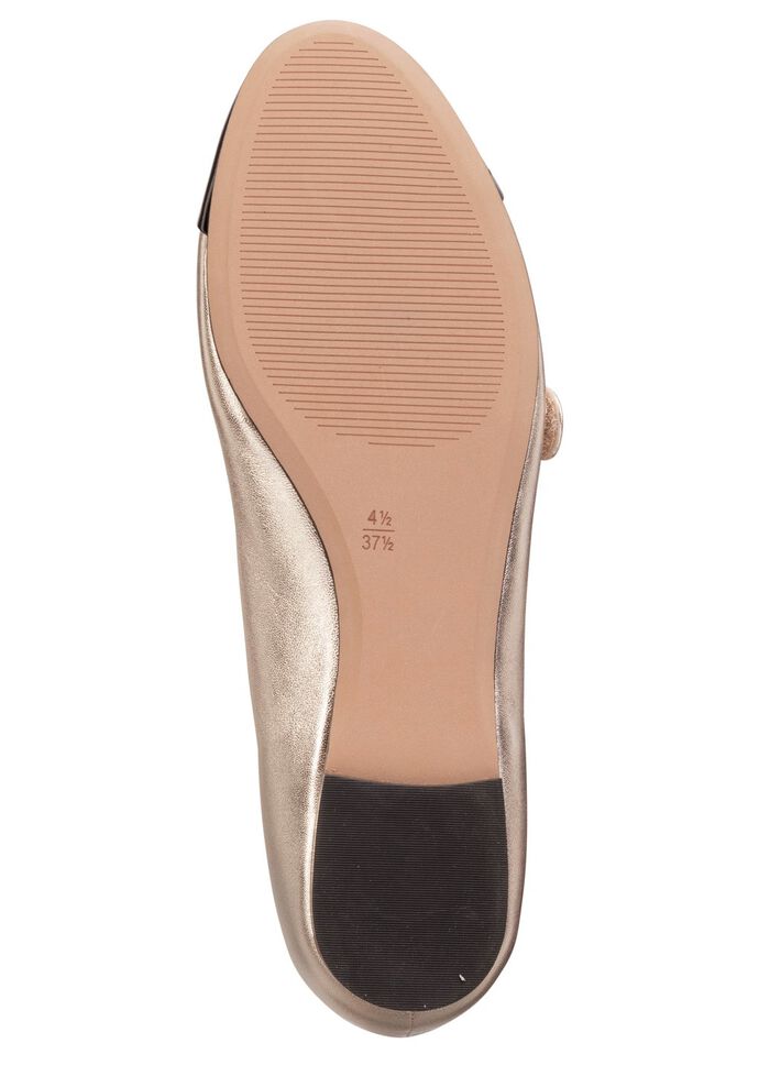 Caprice, schicke Damen-Ballerinas, Weite G, mit herausnehmbarem Fu&szlig;bett 