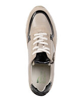 ELENA EDEN Sneaker mit rückwärtigem Nietenbesatz TAUPE-SCHWARZ