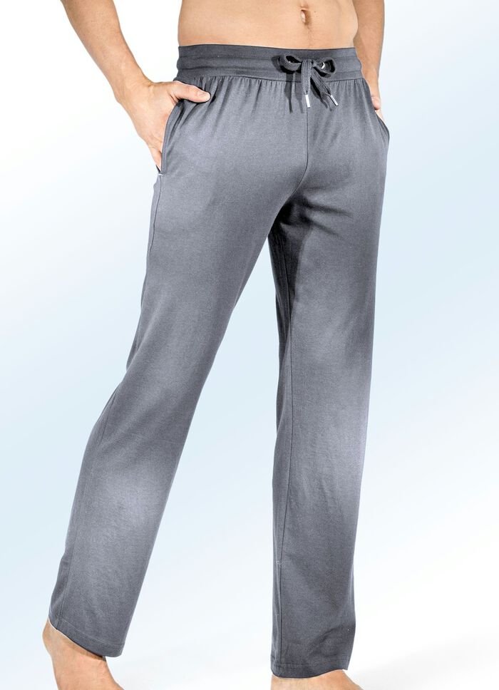 Zweierpack Schlaf- und Freizeithosen, lang, mit Durchzugsband und Seitentaschen 