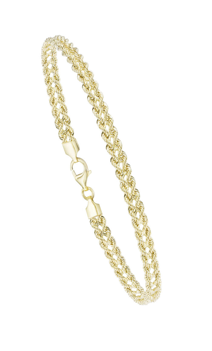 Kordelketten-Garnitur aus Gold 585/- fein 