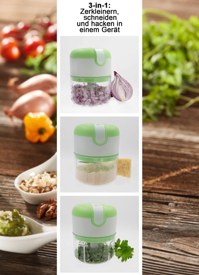 Akku-Zerkleinerer Livington 3 Seconds Chopper 