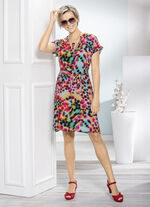 Kleid mit Bindegürtel  