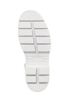 ELENA EDEN Schn&uuml;r-Stiefelette mit kuscheligem Teddy-Kragen EISGRAU