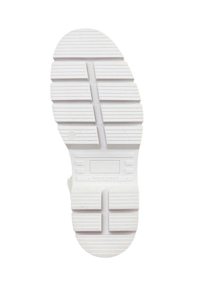 ELENA EDEN Schn&uuml;r-Stiefelette mit kuscheligem Teddy-Kragen EISGRAU