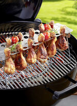 Gefu Hähnchenkeulen-Halter aus hochwertigem Edelstahl 