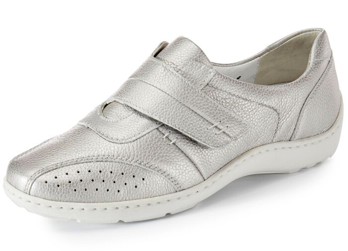 Waldl&auml;ufer, bequeme Damen-Slipper, Weite H, mit herausnehmbarem Fu&szlig;bett 