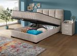 Boxspringbett mit Wendematratze und Bettkasten 