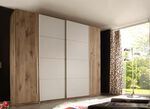 Moderner Schwebetüren-Schrank VIKING EICHE-HELLGRAU