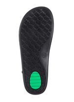 Sandale mit Kontrastn&auml;hten SCHWARZ