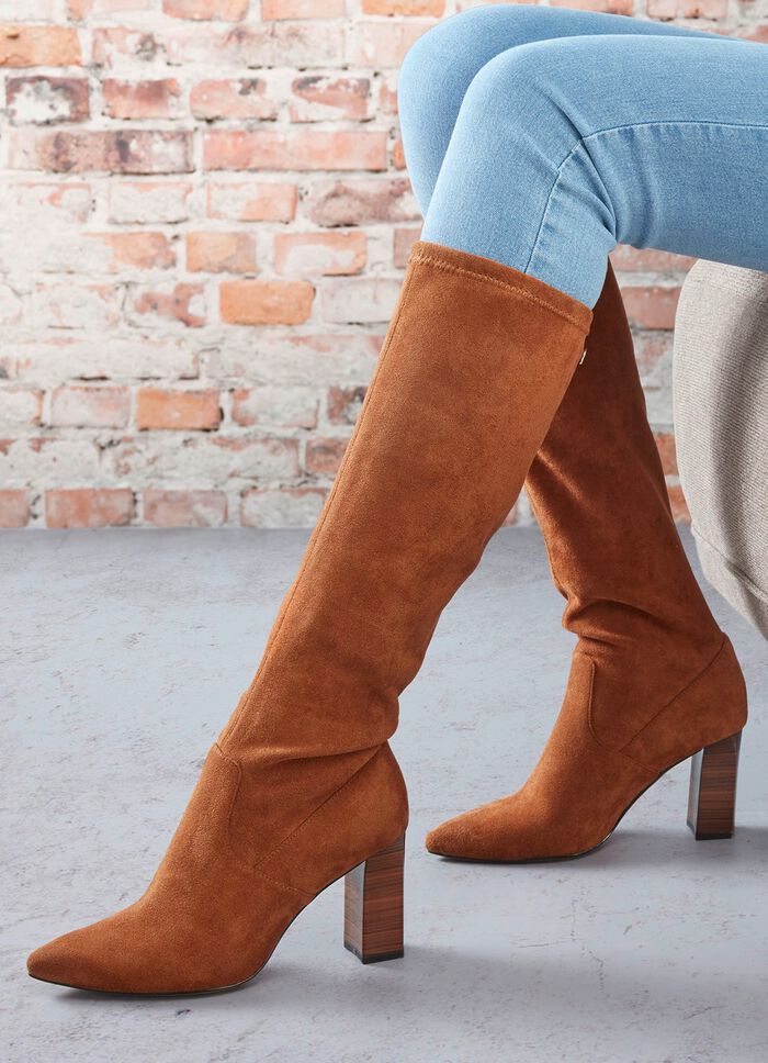 Caprice Stiefel in Schlupfform COGNAC