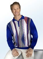 Polopullover mit kurzem Rei&szlig;verschluss 