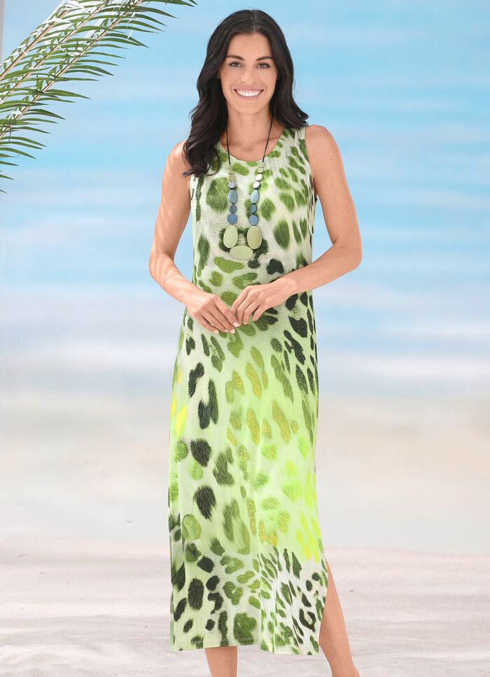 Laurina Kleid mit Allover-Druckdessin, &auml;rmellos 