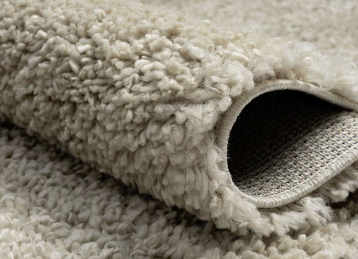 Traumhaft flauschige Brücken und Teppiche in Shaggy-Qualität BEIGE