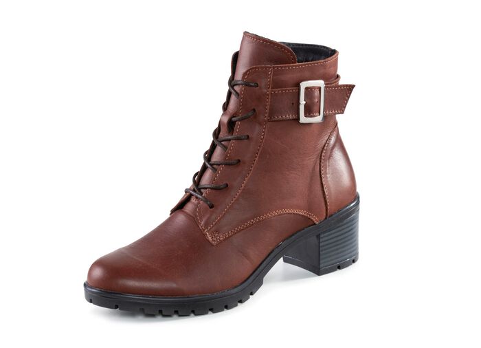 ELENA EDEN Schn&uuml;r-Stiefelette mit Zierschnalle 