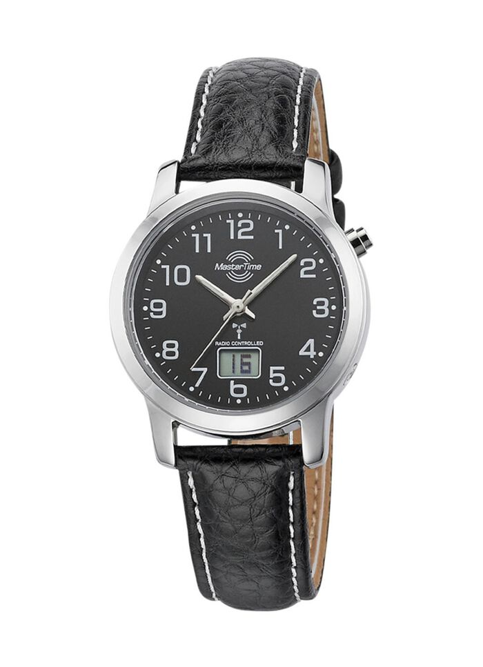 Modische, sportliche Damen-Lederarmbanduhr 