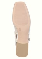 ELENA EDEN, schicke Damen-Slingpumps, Weite G, mit Klettverschluss CREME