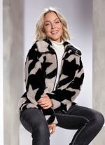 Kurzjacke mit aparter Kragenl&ouml;sung 