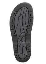 GINO GALANTE, bequeme Herren-Pantoletten, Weite H, mit herausnehmbarem Fußbett SCHWARZ