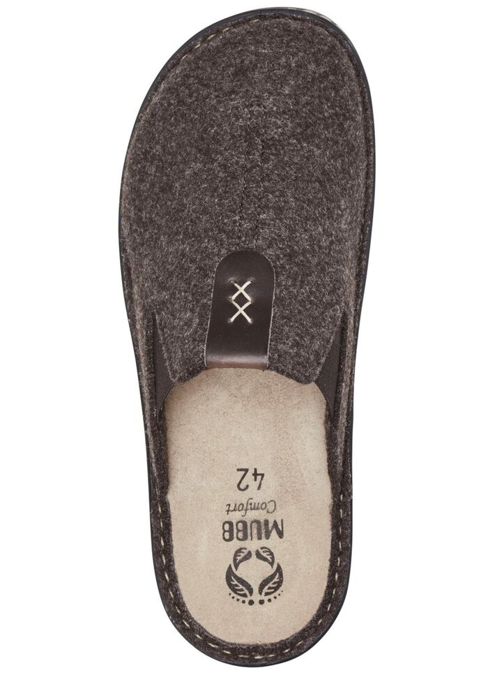 Mubb Pantoffel mit seitlich eingesetzten Gummiz&uuml;gen 