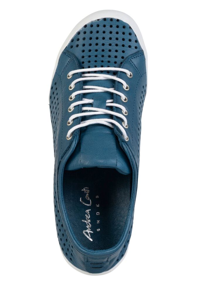 Andrea Conti, sommerliche Damen-Schn&uuml;rschuhe, mit herausnehmbarem Fu&szlig;bett 