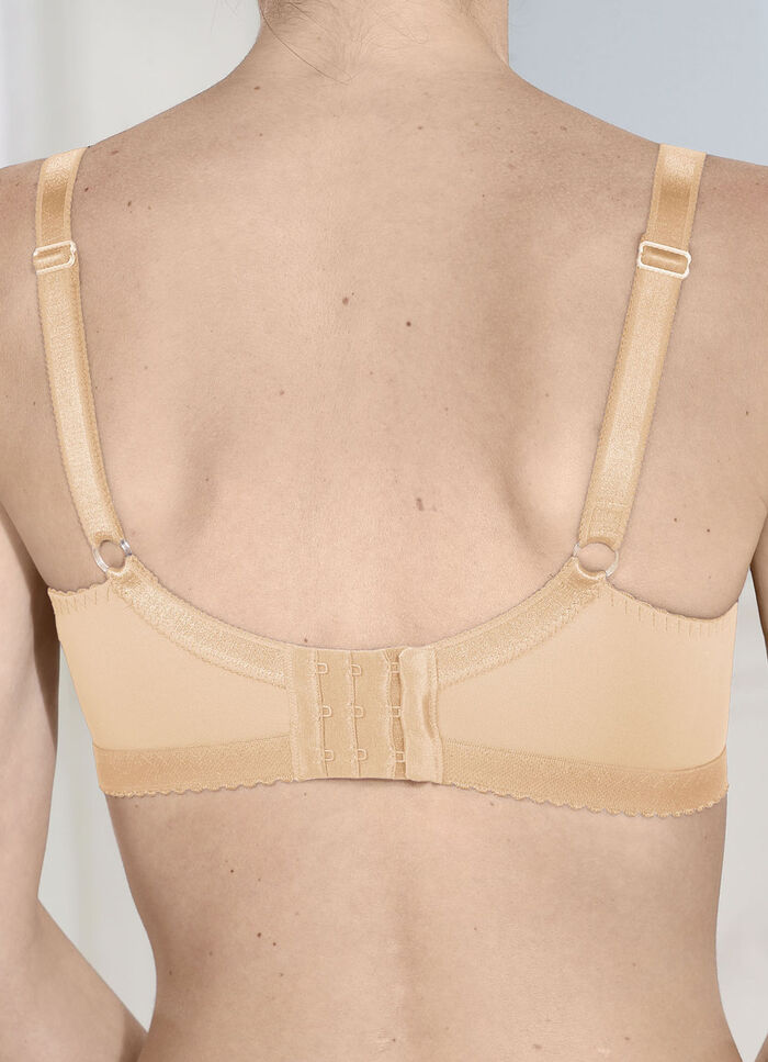 Laurina Zweierpack BH mit farbharmonischer Elastikspitze 