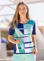 Pulli mit Intarsiendessin 