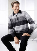 Klassischer Polopullover mit kurzem Rei&szlig;verschluss 