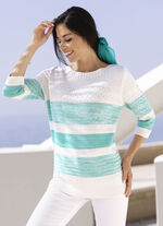 Pullover in Mustermix 