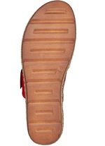 Andrea Conti Pantolette aus Nappaleder BLAU-WEISS-ROT