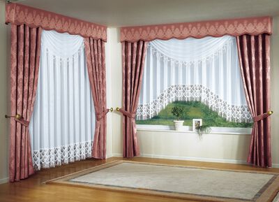 Store mit Plauener Spitze 