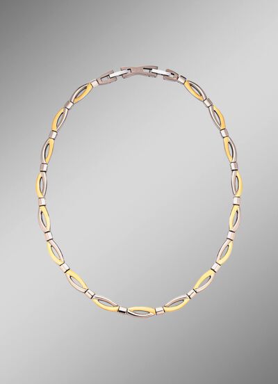 Halskette in Bicolor aus Titan 