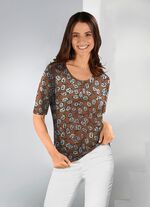 Shirt mit farbbrillantem Inkjet-Druck 