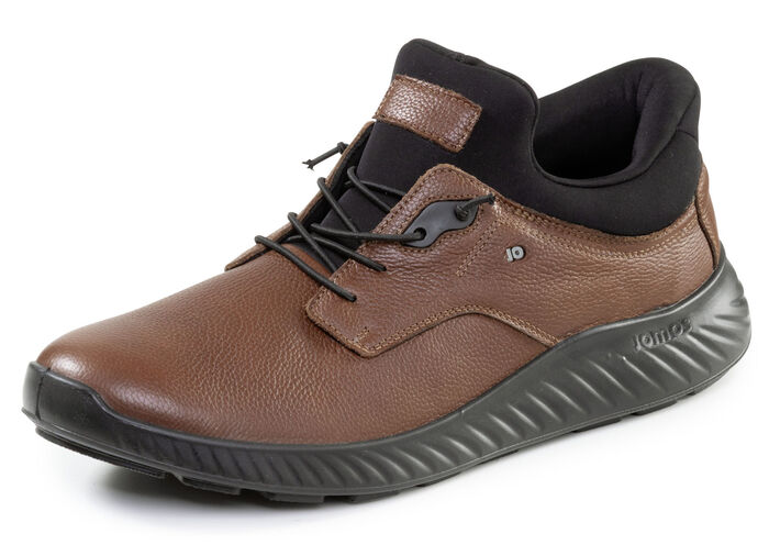 Komfortable Herren-Slipper, Weite H, mit herausnehmbarem Fußbett KASTANIE