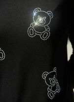 Shirt mit B&auml;rchen-Strasszier 