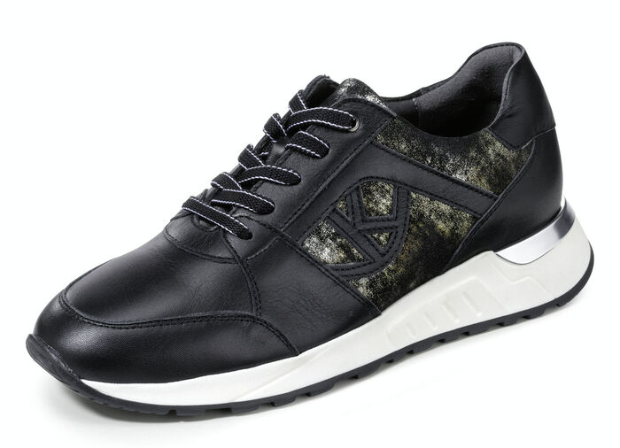 Sneaker im modischem Design SCHWARZ