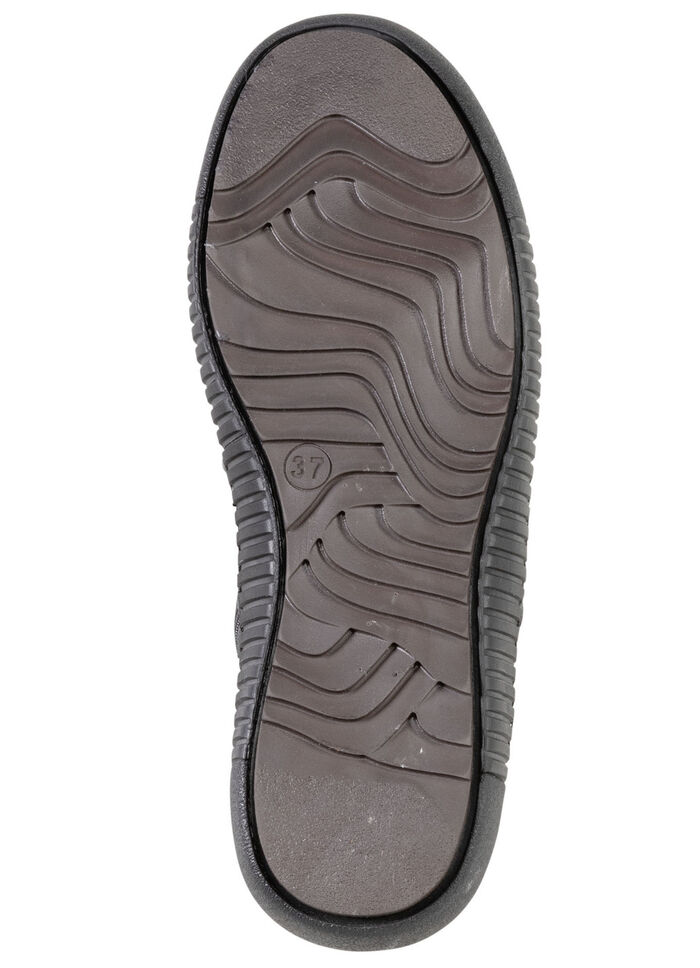 Gemini Bootie mit flotter Raffung SCHWARZ
