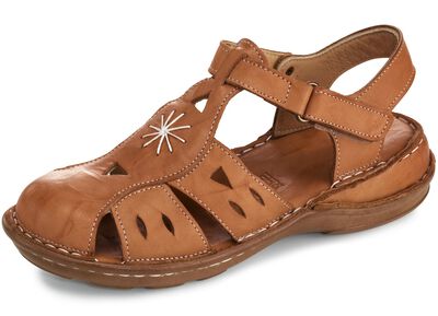 Gemini Sandale aus schattiertem Rind-Nappaleder 