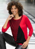 Pullover in weich flie&szlig;endem Feinstrick 